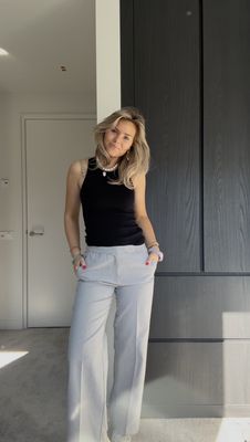 Moore stripe pants - another label