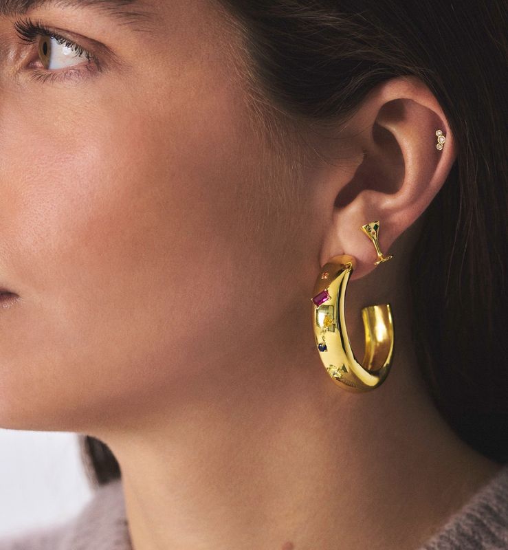 Cosmos Hoop earrings - anna+nina