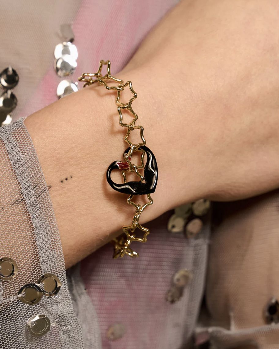 Linked chunky star bracelet - anna+nina