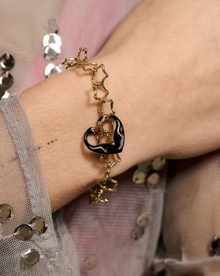 Linked chunky star bracelet - anna+nina