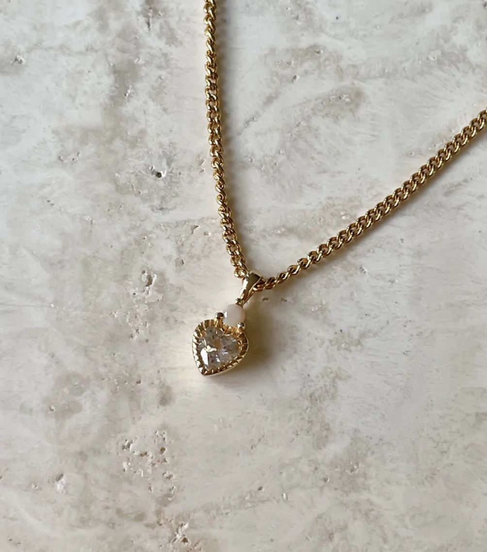 Necklace with heart - 32429Y