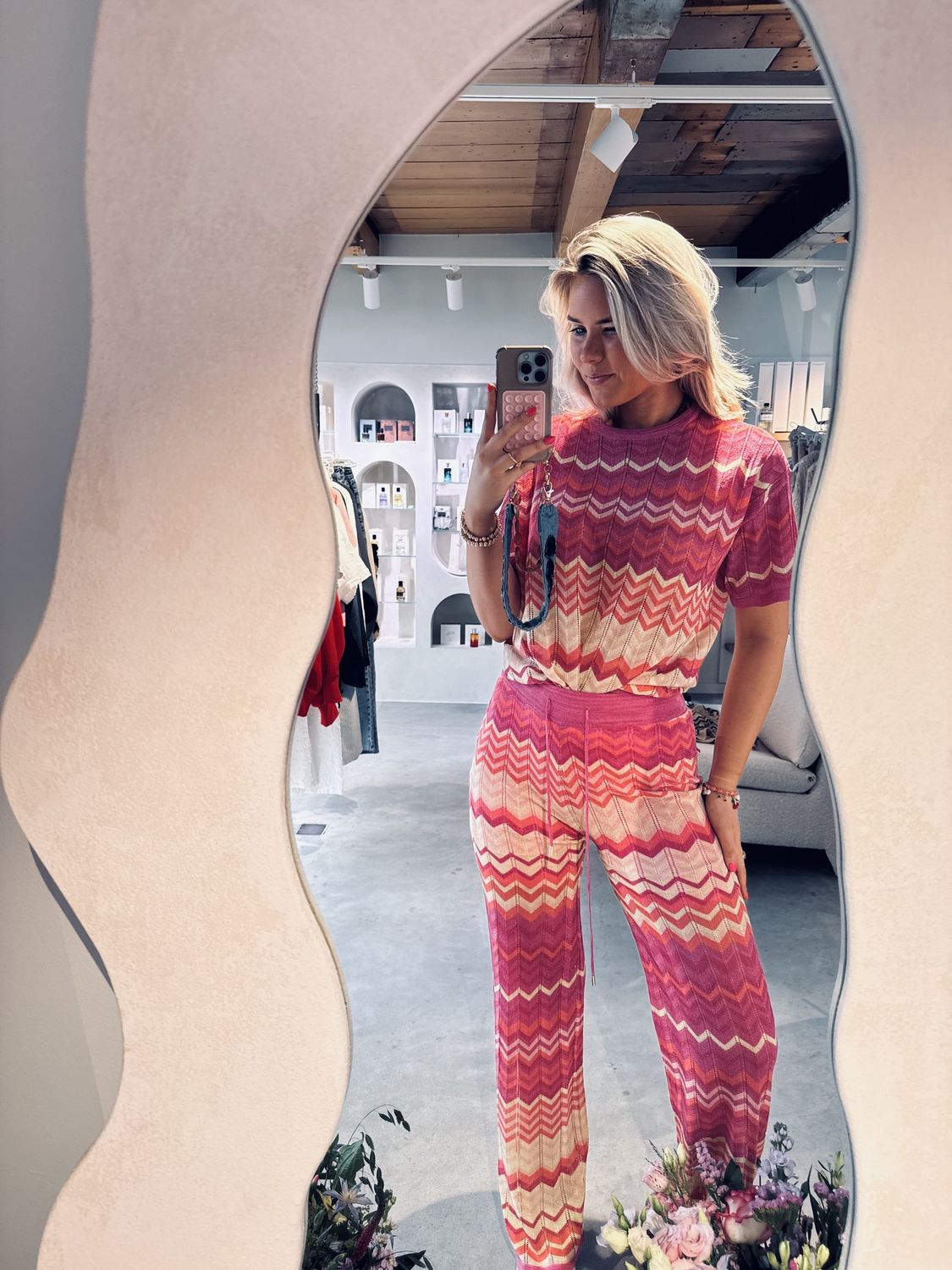 Capri Trousers tropical pink -