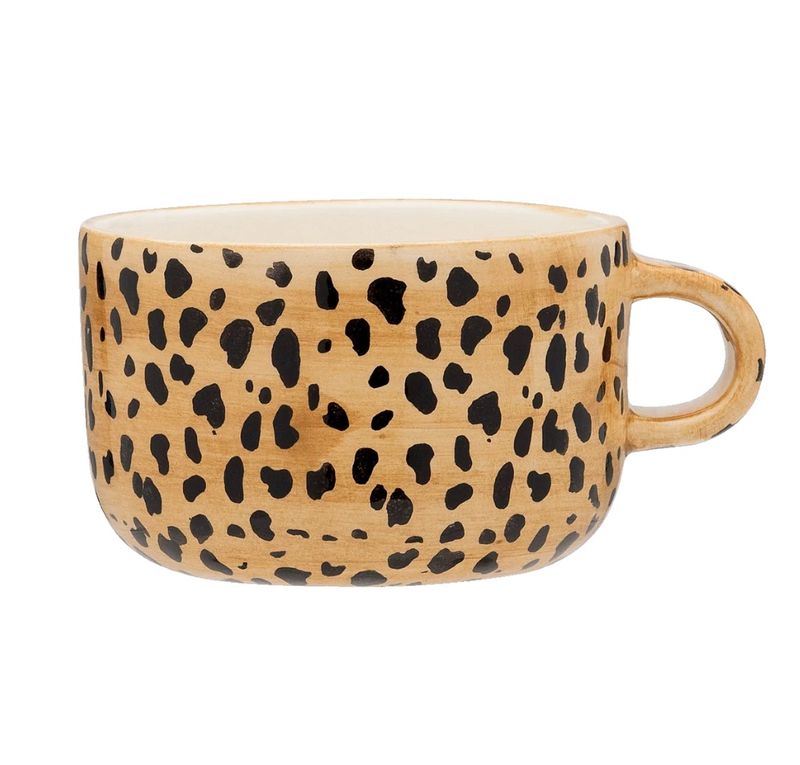 Leopard cappuccino mug - Anna+nina