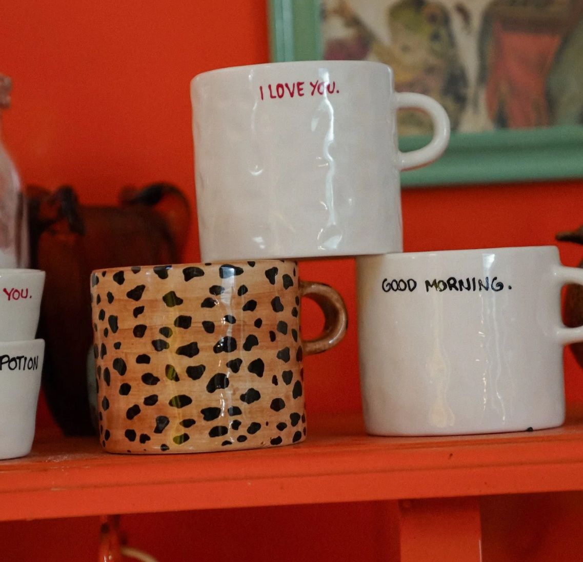 Leopard mug - Anna + Nina