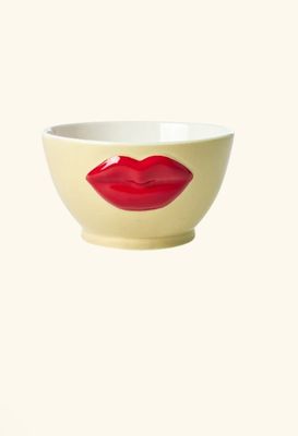 keramiek bowl geel lips - rice