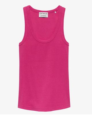 Scoop neck rib - catwalk junkie