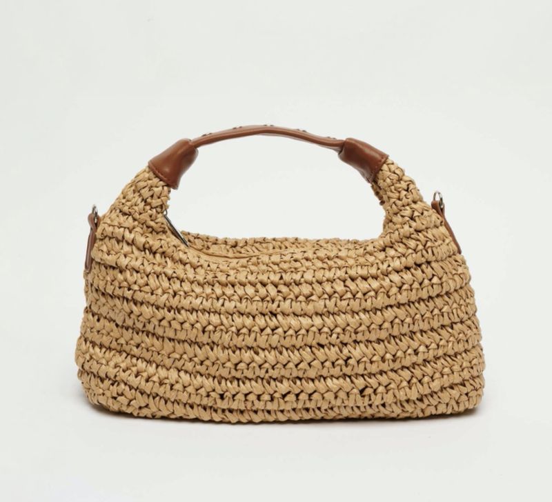 Dandy raffia light brown - nunoo bags