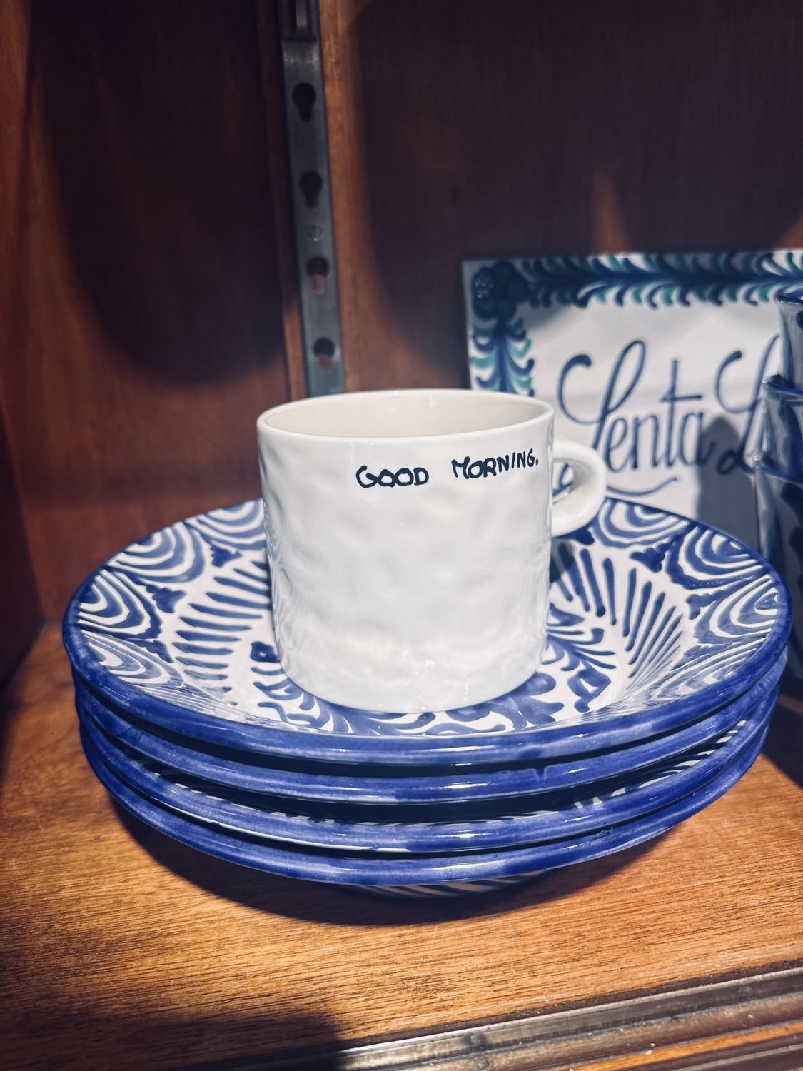 Diep bord - lenta living, Colour: Blauw