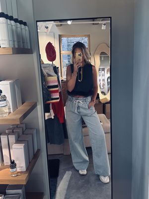 Pleated jeans with Cord - homage to denim