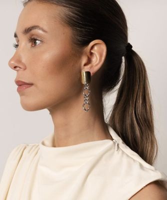 Dolores gold earring - souvenirs de pomme