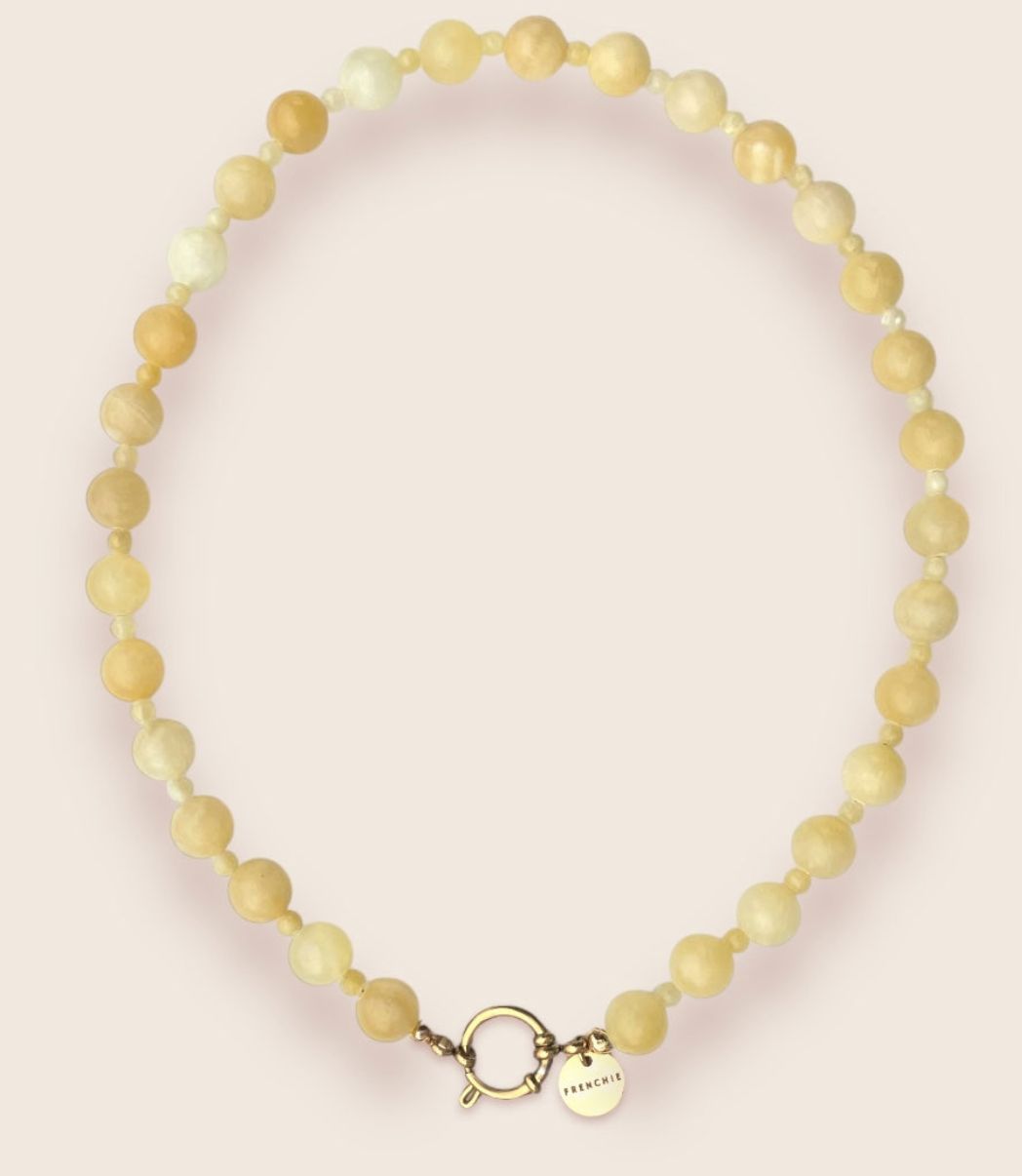 butter yellow necklace - studio frenchie