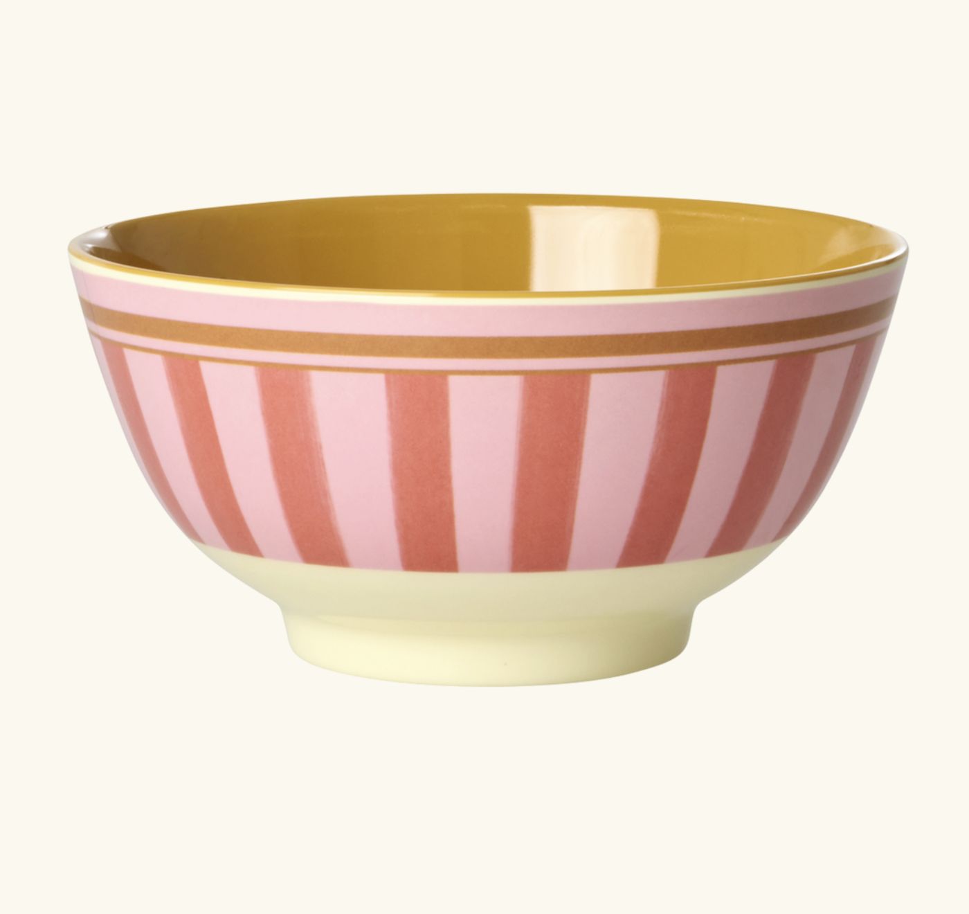 Medium bowl stripes - rice