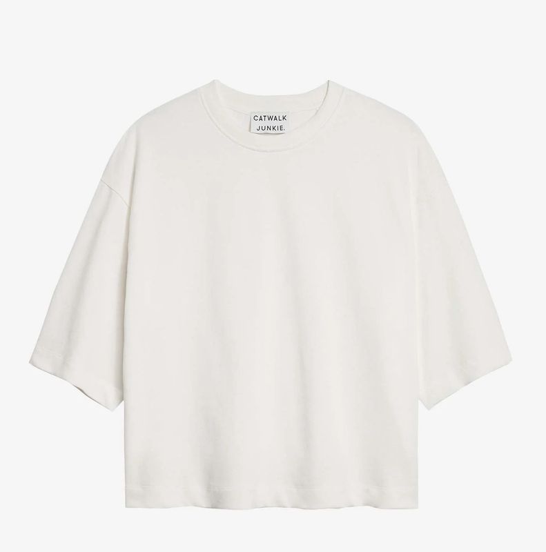 Loose fit t shirt off white - catwalk junkie