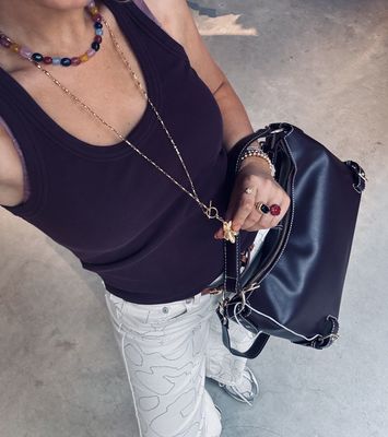 Jelly bean necklace - studio frenchie