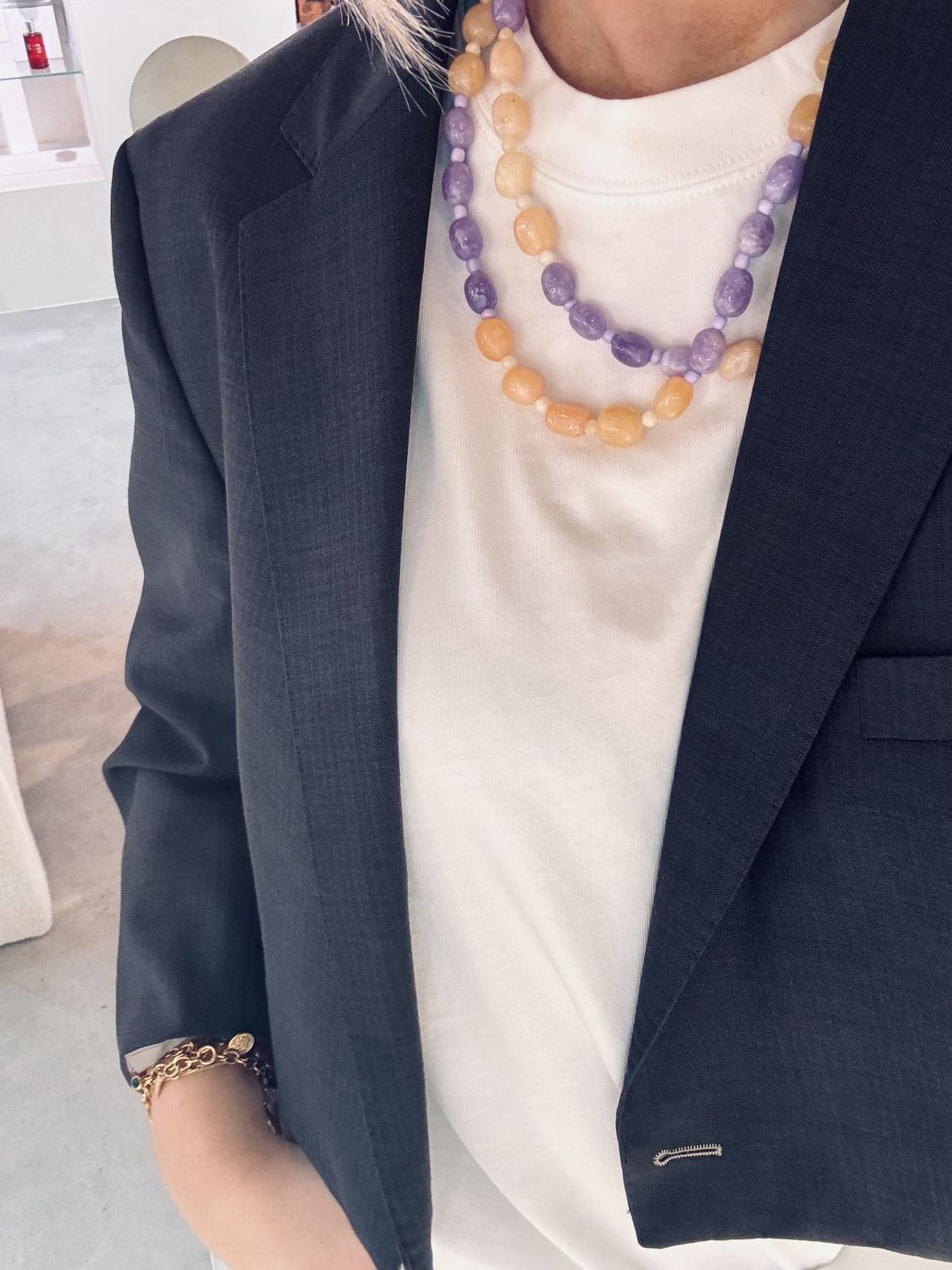 Mixed shades necklace -  studio frenchie