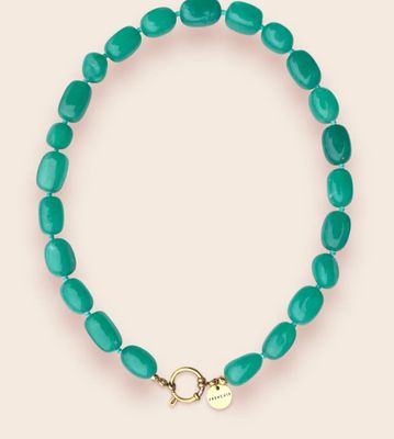 Ocean green necklace - studio frenchie