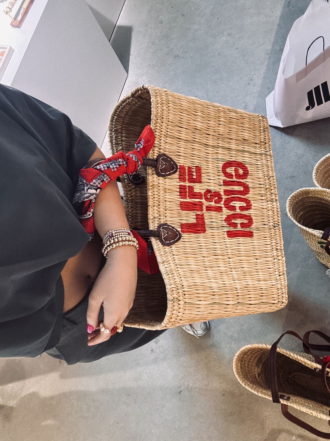 Tas life is gucci rood groot - attire
