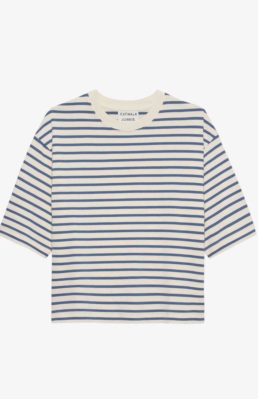Loose fit striped t-shirt