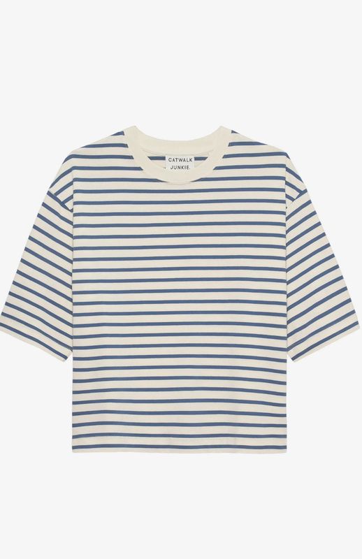 Loose fit striped t-shirt