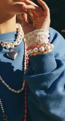 Tommy gold pink bracelet - bonnie studios