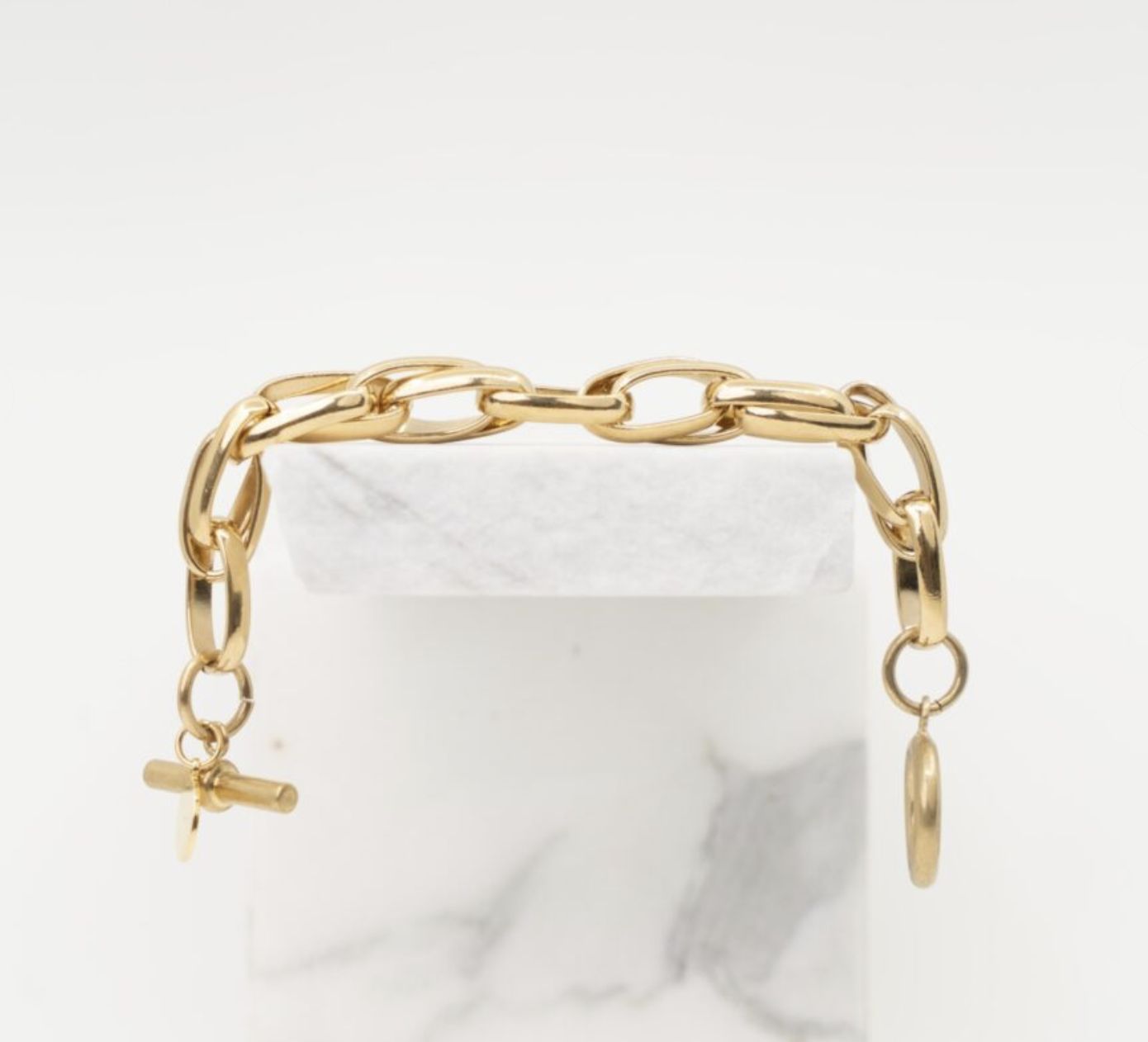 cyan chain bracelet - souvenirs de pomme