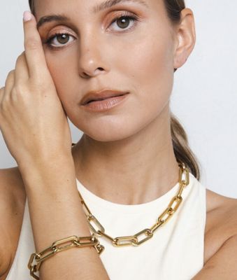 amara bracelet (goud en zilver) - souvenirs de pomme