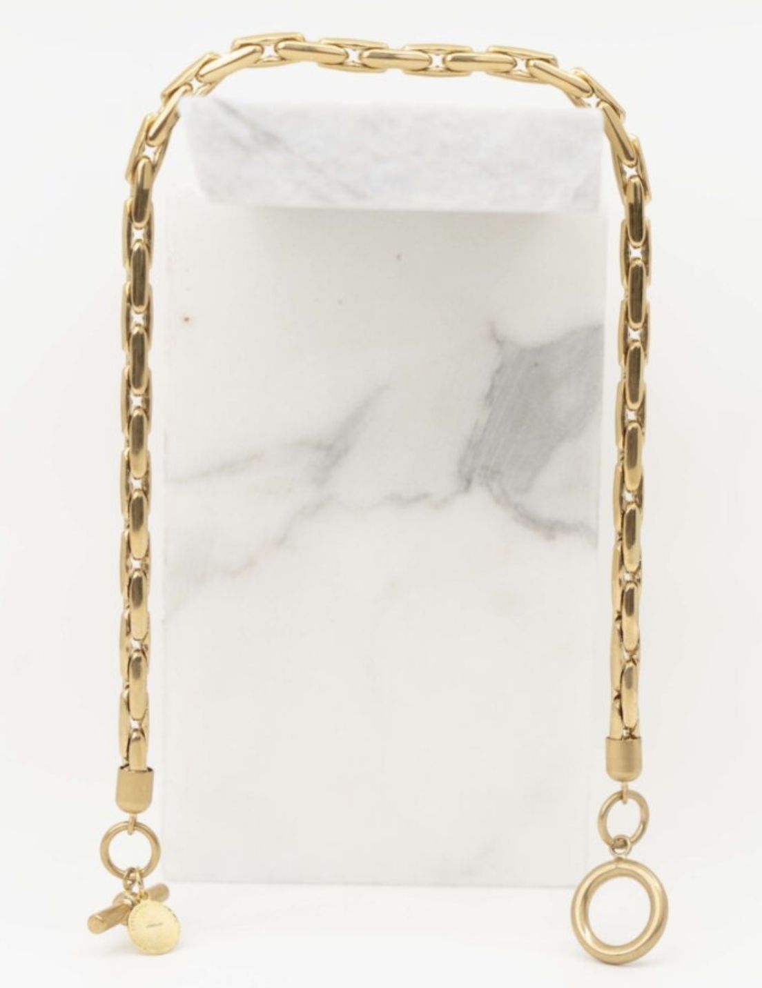 Lapis chain necklace - souvenirs de pomme