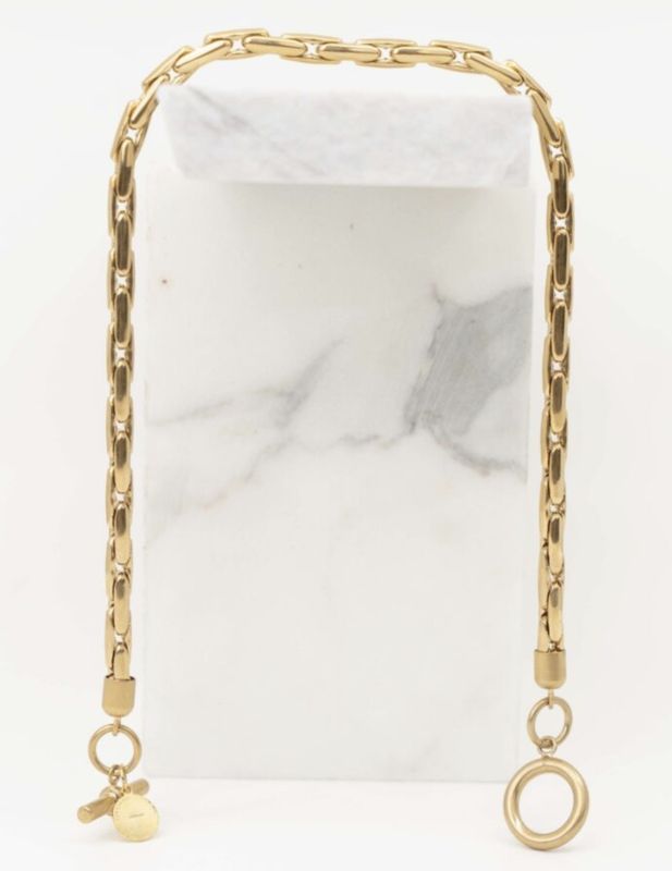 Lapis chain necklace - souvenirs de pomme