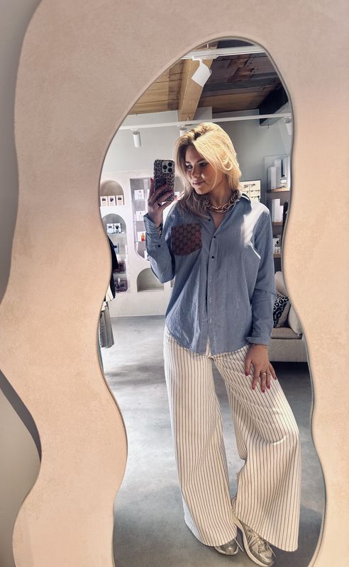 Blouse - Blauw - Gucci  - Attire amsterdam