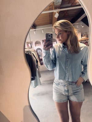 Ralph lauren blouse - Denim - Attire Amsterdam