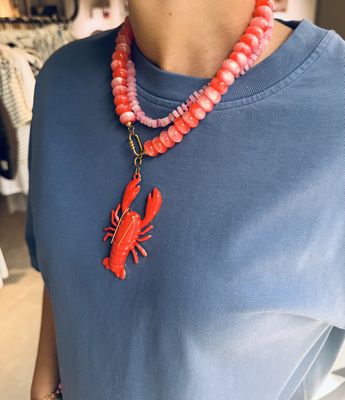 Coral capri necklace - le veer