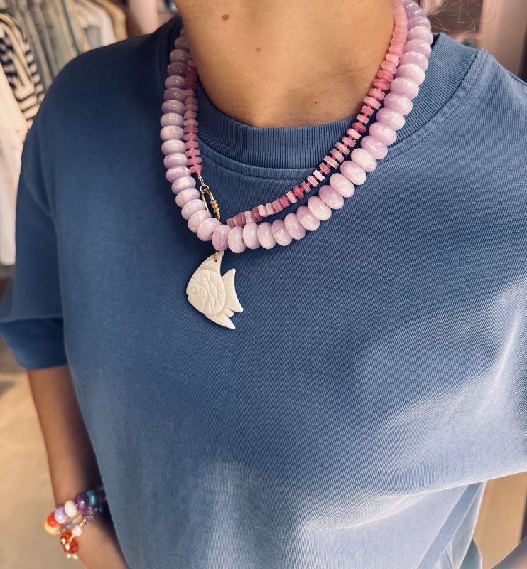 lilac capri necklace - le veer