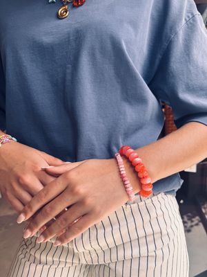 Coral capri bracelet - le veer