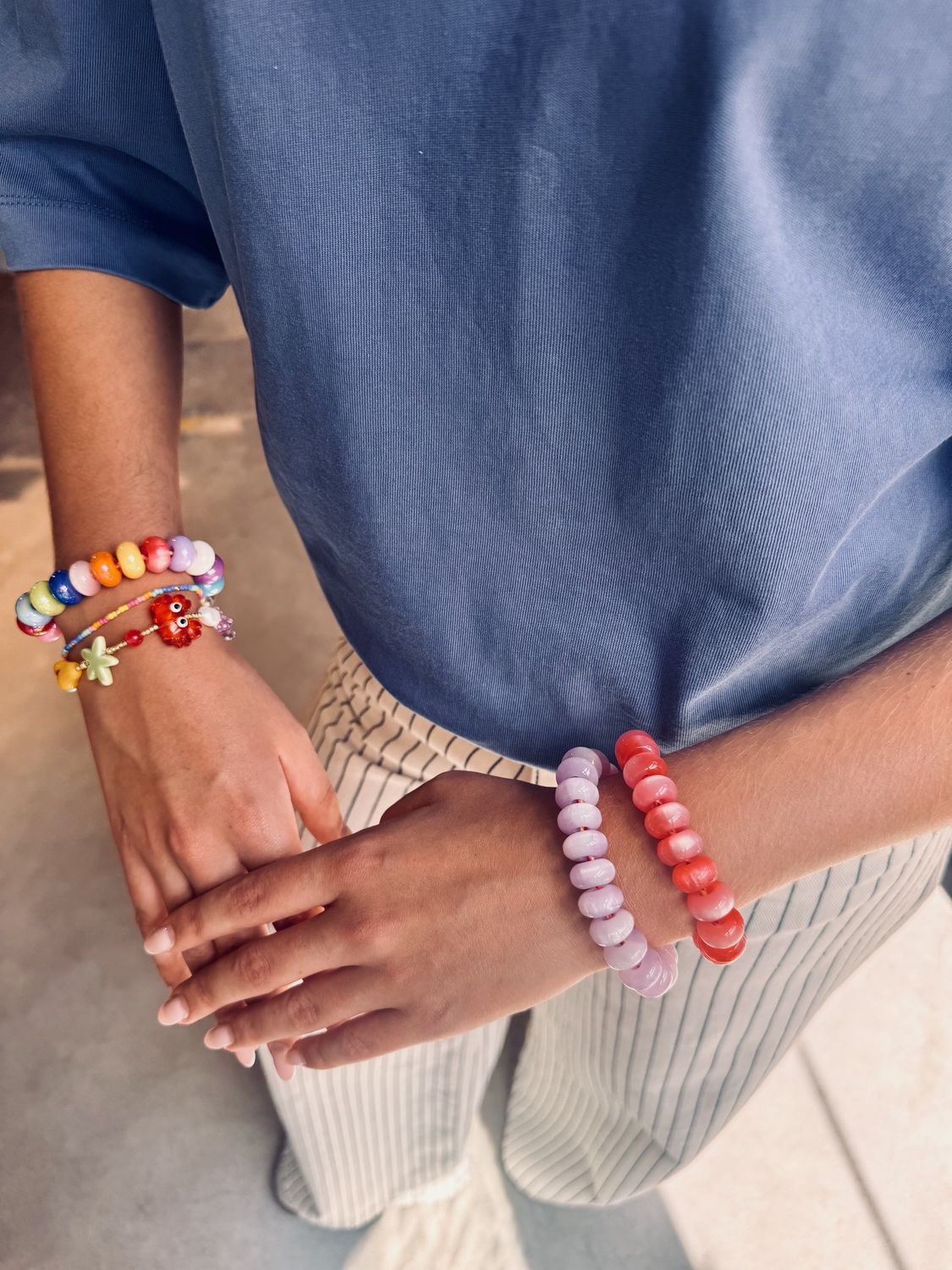 Colorful capri bracelet - le veer