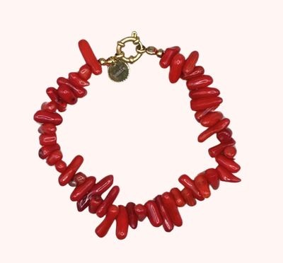 Flint red bracelet - Bonnie studios