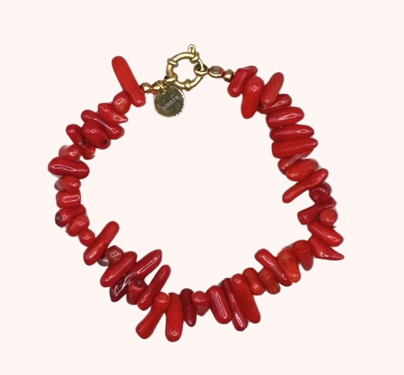 Flint red bracelet - Bonnie studios