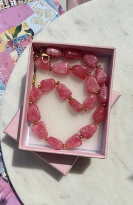 necklace blush - flem the label