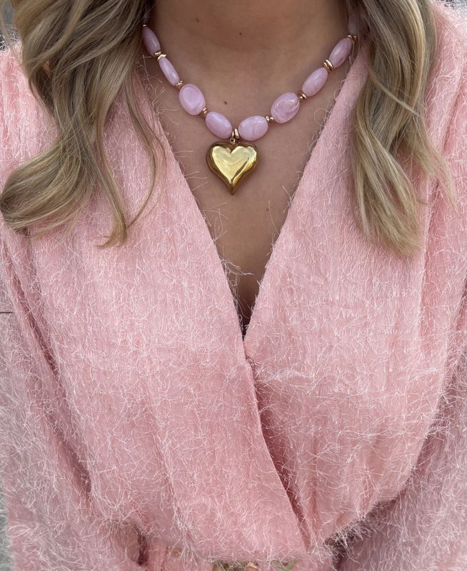 necklace amore rosa - flem the label