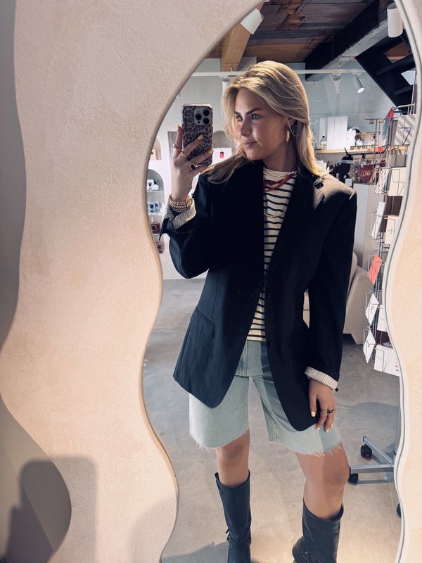 Blazer-  Zwart -  deel achterpand Gucci - Attire Amsterdam
