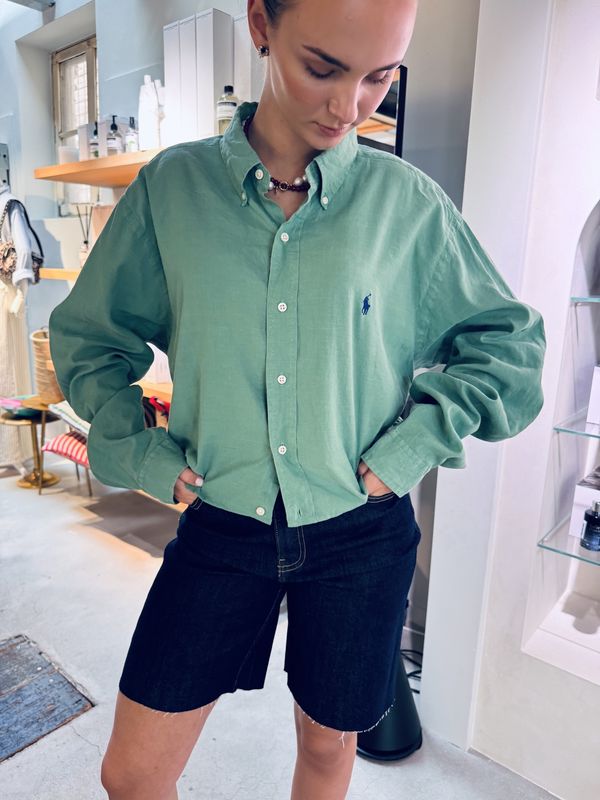 Blouse - Groen -  Ralph Lauren - Attire Amsterdam