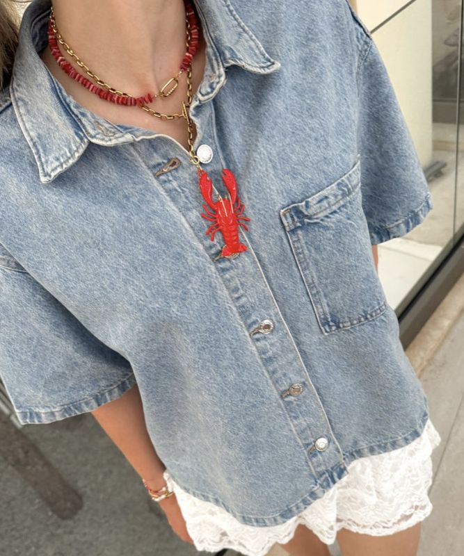 Riviera red necklace - le veer
