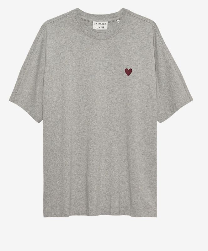 oversized graphic t shirt with love - catwalk junkie