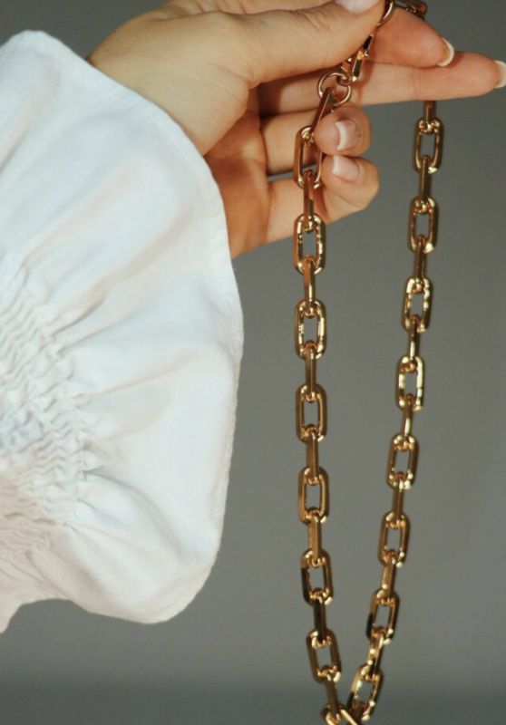 link medium small necklace - souvenirs de pomme