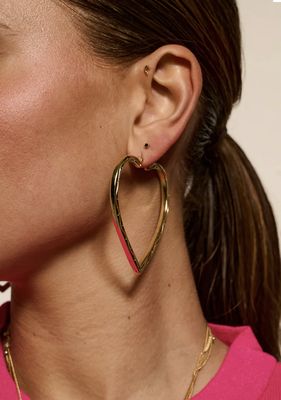 Funky love hoops earrings - anna+nina