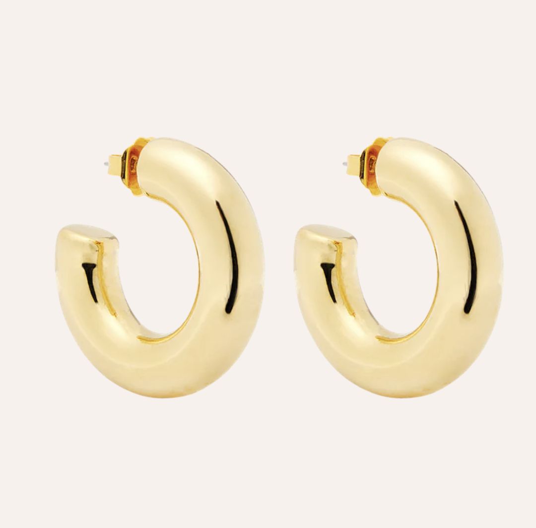 chubby hoop earrings - anna+nina