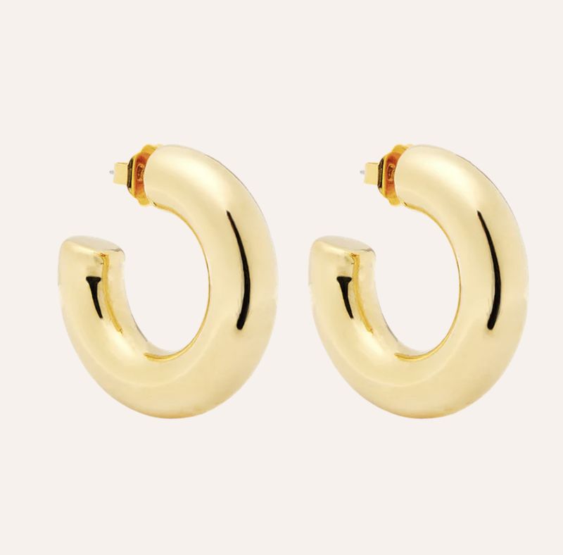 chubby hoop earrings - anna+nina