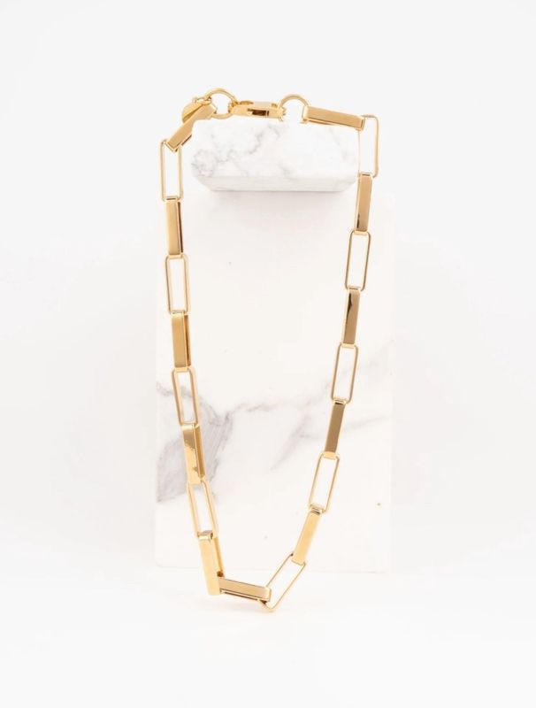 Link large necklace - souvenirs de pomme