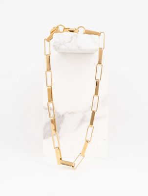 Link large necklace - souvenirs de pomme