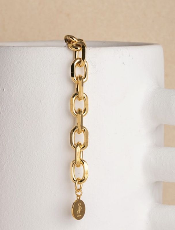 link medium chain bracelet - souvenirs de pomme