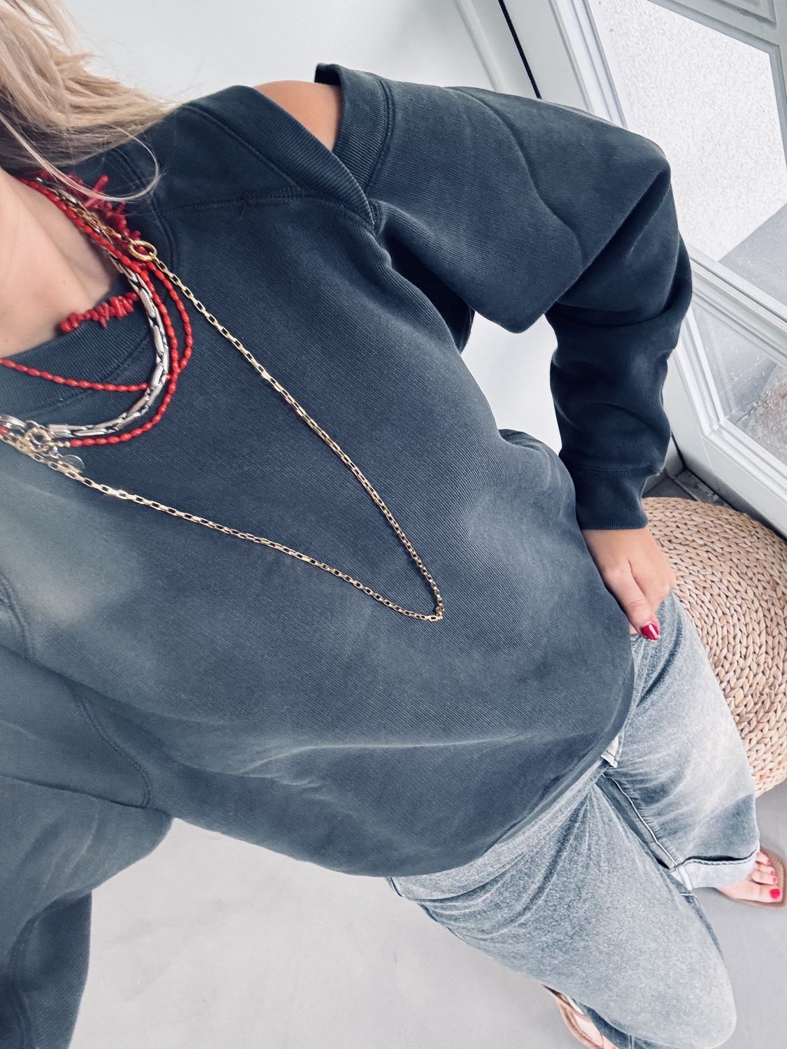 sweater with cut out carbon - catwalk junkie